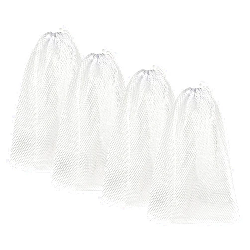 Shark Shooter 4 Pieces Premium Nylon Mesh Chum Bag for Enhanced Fishing Attraction 12 x18 inch Chum Bag with Drawstring