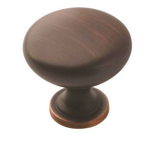 Amerock, Oil Rubbed Bronze | 1-1/4 inch (32 mm) Diameter | Edona | 1 Pack | Drawer Knob | Cabinet Hardware