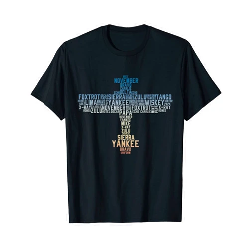 Aviation Pilot Designs Phonetic alphabet airplane pilot T-Shirt