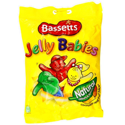 Bassett's Bassetts Jelly Babies Bag, 190g