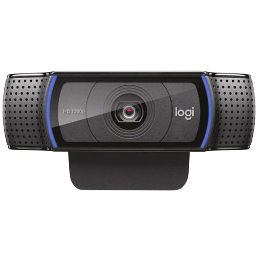 Logitech C920e HD 1080p Mic-Enabled Webcam, certified for Zoom, Microsoft Teams compatible, TAA Compliant + Litra Glow Premium LED Streaming Light with TrueSoft, adjustable monitor mount