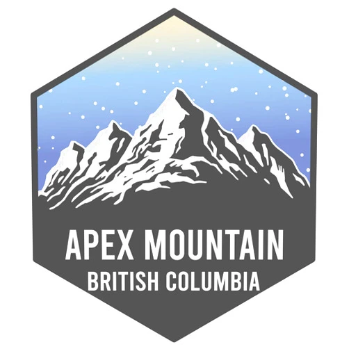 R and R Imports Apex Mountain British Columbia Ski Adventures Souvenir 4 Inch Vinyl Decal Sticker 4-Pack