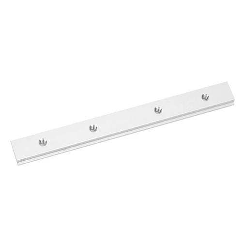 TARSHYRY Aluminum Alloy T Slot track Jig Miter Track,Woodworking Tool for Router Table Fence, 200mm Length, 4pcs Holes,Compatible with Many Woodworking Tools (T slider 200mm M6 thread)