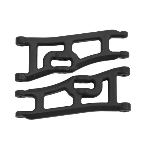 RPM 70662 Wide Front A-Arms, Traxxas E-Rustler and Stampede 2WD, Black