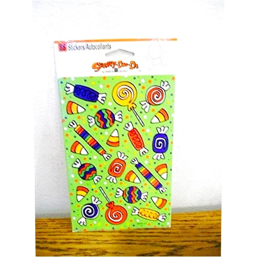 American Greetings Stickety Doo Da Halloween Stickers - 88 Stickers Candy Corns Trick-o-Treat Candies