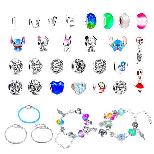 Manaror Charm Bracelet Making Kit,Jewelry Making Supplies Beads,Valentines Easter Crafts Gifts Set for Girls Kids Teens