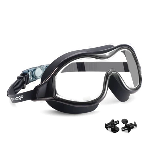 Seago Swim Goggles No Leaking Anti-Fog Pool Goggles Swimming Goggles for Adult Men Women Youth, UV Protection 180° Clear Vision