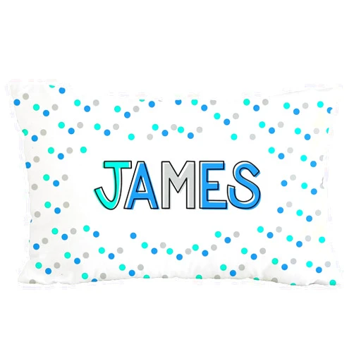 Springcos Polka Dot Personalized Pillowcase for Boys