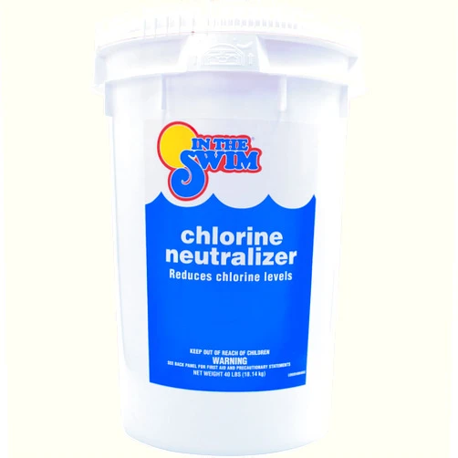 In The Swim Chlorine Neutralizer for Swimming Pools - Quickly Reduces Chlorine Sanitizer Levels - 90% Sodium Thiosulfate - 40 Pounds