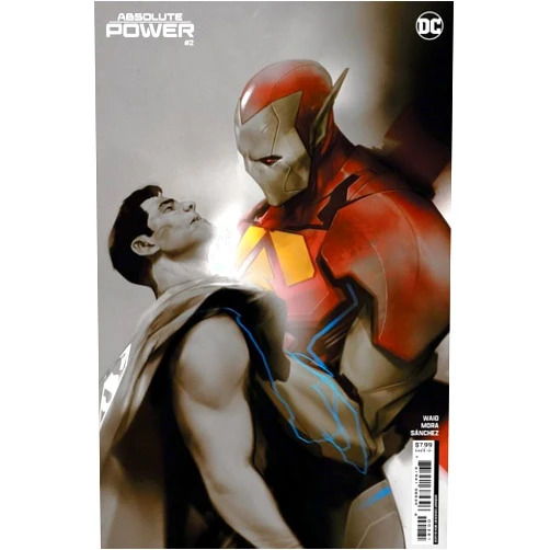 By Mark Waid (Author) Absolute Power #2 Ben Oliver Raised UV Foil Variant Cover with Rated Comics Acrylic Backer