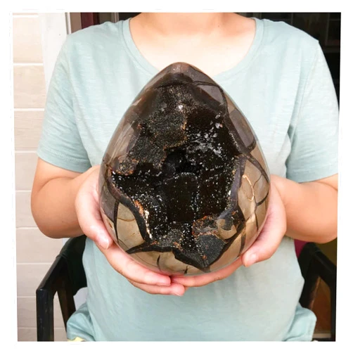 OLDHZTPGQX Crystal Natural Dragon Septarian Geode Quartz Large Stones Stones Cluster Crystals Pendulums Divination Gems 1pc 1-2kg