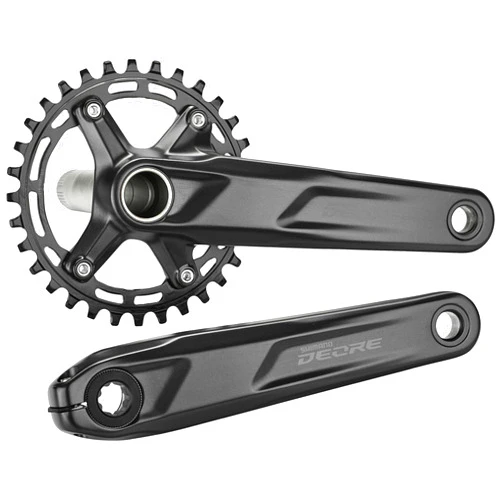 Shimano Deore FC-M5100 Deore chainset, 10/11-speed, 52 mm chainline, 32T, 170 mm, Black