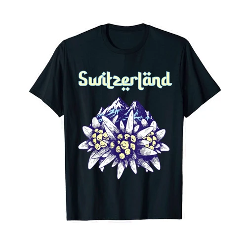 Alpen Alps Edelweiß Korbblütler Alpenblume Schweiz Switzerland Edelweiss Alps Souvenir Mountain Hiking Snow T-Shirt
