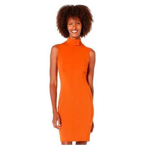 Calvin Klein Short Scuba Crepe with Mock Neck