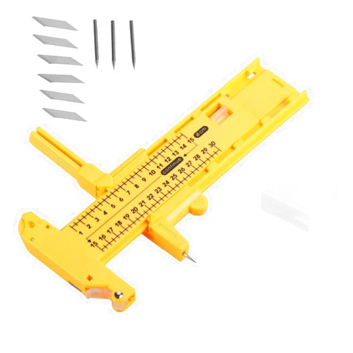 NDNCZDHC Circle Cutter and Compass, Rotary Compass Circle Cutter Paper Cardboard Rubber Leather Art Craft Tool