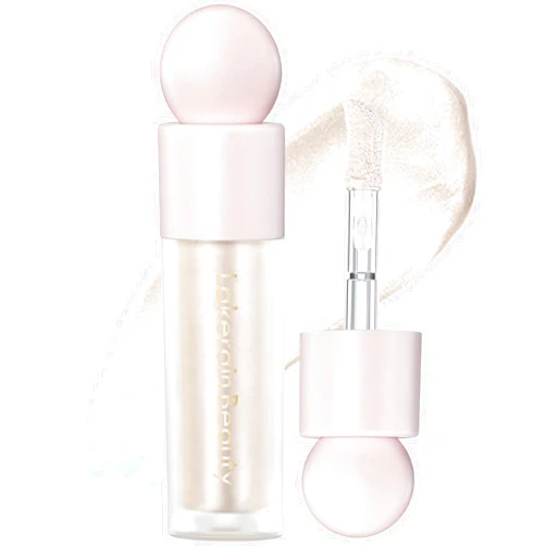 Erinde Liquid Highlighter Makeup, Face Highlighter Bronzer Makeup Stick, Natural Glossy Finish, Lightweight Blendable Silky Smooth Cream Face Illuminator Makeup, Cruelty-free, 01# MOONLIGHT