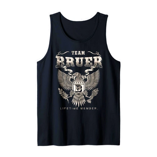 Team Bruer Family Name Team Bruer Lifetime Member - Bruer Name Tank Top