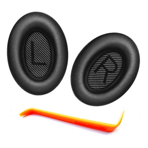 MZKLQVE QC35 Ear Pads - Replacement Earpads Designed Exclusively for Bose QuietComfort 35 II and QC35 Headphones & More(Black)