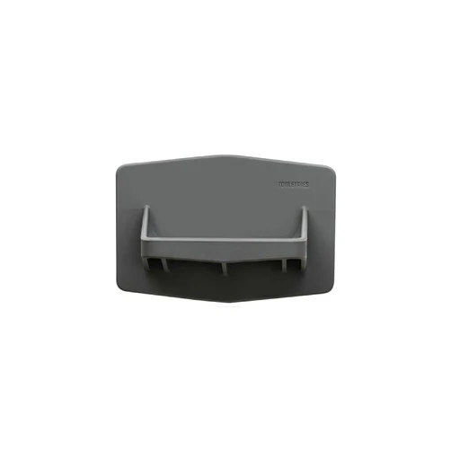 TOOLETRIES The Benjamin Soap Holder - Silicone Toiletry Organizer, Shower & Bathroom Accessory - Features Silicone-Grip Technology, Removable & Reusable - Charcoal