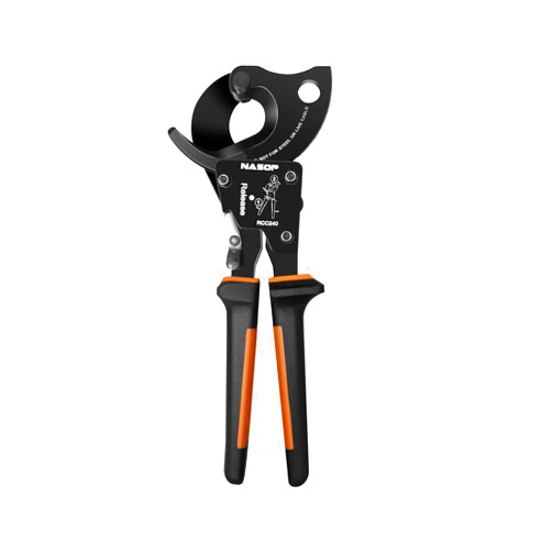 Nasop Compact Heavy Duty Ratcheting Cable Cutter for 300MCM copper 600MCM aluminum (240mm2)