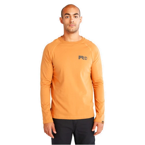 Timberland PRO Mens Core Refelctive Pro Logo Long-Sleeve T-Shirt