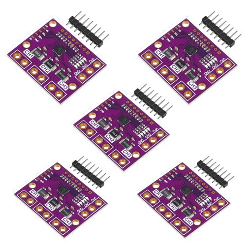 D-FLIFE 5pcs INA3221 Triple-Channel Shunt Current Voltage Monitor Sensor Power Monitoring Control Module Low Side/High Side I2C Output Replace INA219 for Arduino