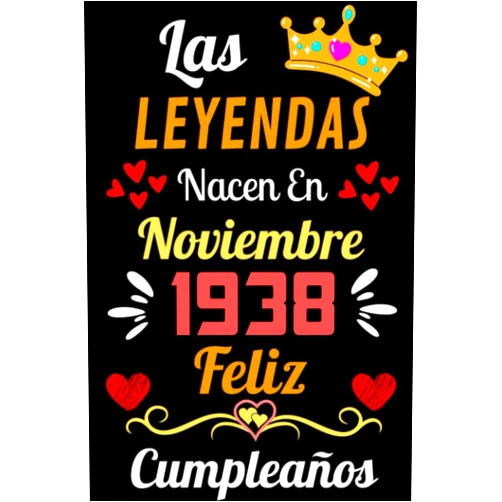 Fiouny Edition Regalo de 84 Cumpleaños Para Hombre : Las Leyendas Nacen en Noviembre 1938: Regalos de Cumpleaños Vintage Para El Marido Hermano Papá Amigos, Cumplir ... Cuaderno de Cumpleaños. (Spanish Edition)
