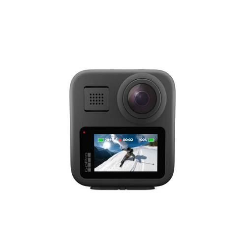 GoPro MAX — Waterproof 360 + Traditional Action Camera with Touch Screen Spherical 5.6K30 HD Video 16.6MP 360 Photos 1080p Live Streaming Stabilization