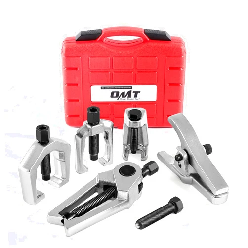 Orion Motor Tech OMT 5-in-1 Ball Joint Separator, Pitman Arm Puller, Tie Rod End Tool Set for Front End Service, Splitter Removal Kit (RD06)
