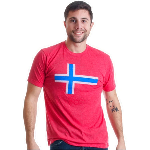 Ann Arbor T-shirt Co. Nations of The World | National Pride Flag Symbol Arms Tee Unisex T-Shirt for Men or Women