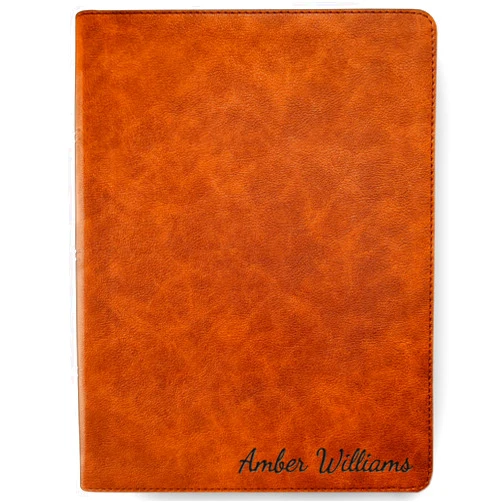 STARKENBURG COMPANY Personalized CSB Bible with Name Engraved, CSB Wide-Margin Bible, Custom Bible Name Engraved, Christian Standard Holy Bible, Baptism Gifts