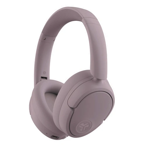 JLab JBuds Lux ANC Wireless Headphones, Mauve, Hybrid Active Noise Cancelling, Customizable Sound, Spatial Audio Compatible, Premium Over-Ear Bluetooth Headset