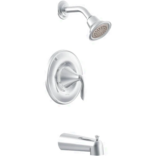 Moen Eva Chrome Posi-Temp Tub and Shower Trim Kit without Valve, T62133EP