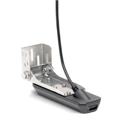 Humminbird 710280-1 XM 9 HW MDI T HELIX (MEGA Down Imaging+) Dual Spectrum CHIRP with Temperature Transom Mount Transducer, Black