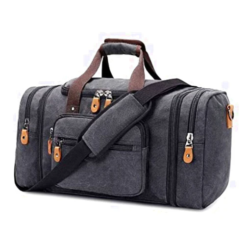 TRAFA Large Weekender Bag For Men Women Travel Duffel Gym Bags With Shoe Compartment, Overnight Airplane Approved Carry On luggage Mommy Bags for Labor And Delivery, pink, Fashion Trendy (Grey)