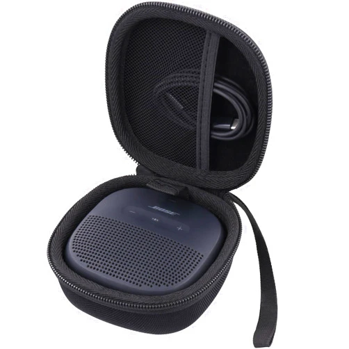 Aenllosi Case for Bose SoundLink Micro Bluetooth Speaker, Bose Speaker Storage Organizer, Black (Case Only)
