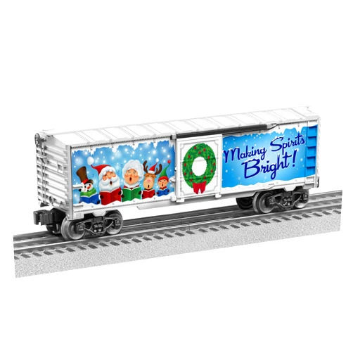 Lionel 2023 Christmas Illuminated Music O Gauge Model Train Boxcar