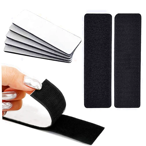 YiCutte 44Pairs Double Sided Sticky Pads Heavy Duty Adhesive Pads, Hook and Loop Self-Adhesive Sticky Back Fastening Tape for Home Kitchen Office(100x30mm)