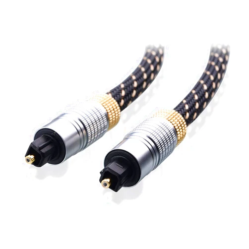 Cable Matters Toslink Cable (Toslink Optical Cable, Digital Optical Audio Cable) 25 Feet with Metal Connectors and Braided Jacket