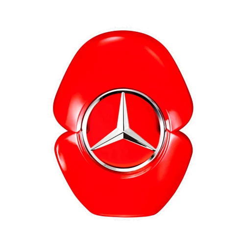 Mercedes-Benz Woman in Red - Eau de Parfum - Long Lasting Perfume for Women - Jasmine Perfume with Fruity, Patchouli Fragrances - Travel Size - 3 oz