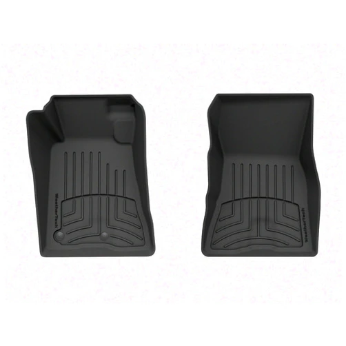 WeatherTech FloorLiner HP Custom Fit Floor Mats for Ford Mustang, Mustang Dark Horse, Mustang Mach 1, Mustang Shelby GT350, Mustang Shelby GT350R - 1st Row (446991IM), Black