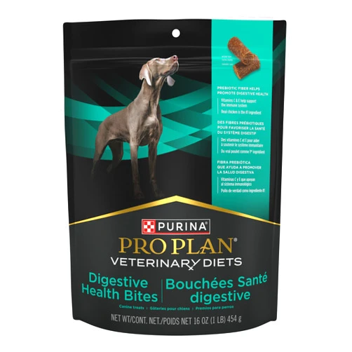 Pro Plan Veterinary Diets Purina Digestive Health Bites Dog Treat Chews - 16 oz. Pouch