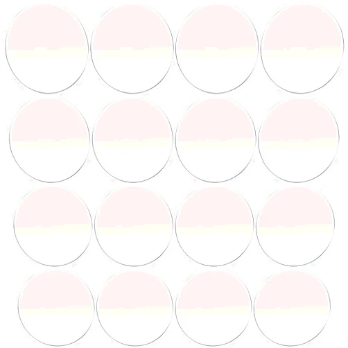 Zonon 16 Pieces Clear Circle Acrylic 0.08 Inch Thick Round Acrylic Blanks Acrylic Discs Round Acrylic Panel for Picture Frame Painting DIY Crafts (Clear,4 Inch/ 10.16 cm)