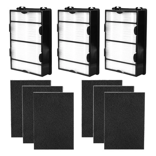 KEYJINIU HAPF600 HAPF600D Filter 3 Pack Filters 6 Pack Carbon Pre Filters Replacement Filter B Compatible with Holmes HAPF600D, HAPF600D-U2, HAP615, HAP650, HAP675