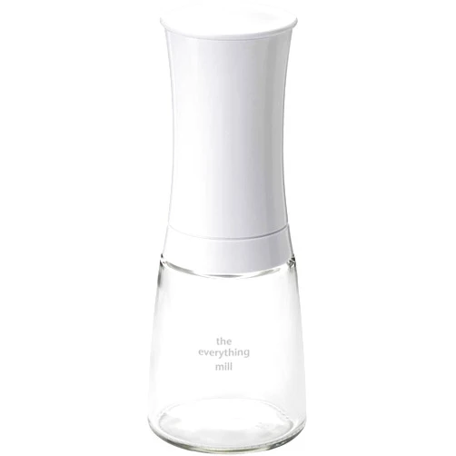 Kyocera CM-20CW-JP-AZ Mill, 5.1 fl oz (150 ml), Ceramic, Salt & Pepper, Crystal Salt, Rock Salt, Pepper, Spices, Japanese Pepper, Seasoning Container, Coarseness Adjustment, Roughness Adjustment,