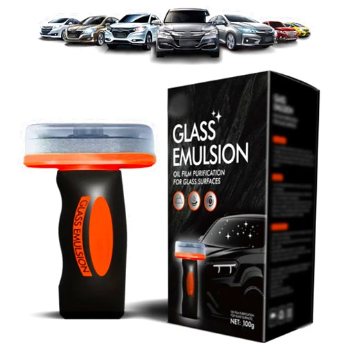 HMAMOR Varoa Windshield, Varoa Windshield Oil Remover, 𝐕aroa Glass Oil Film Remover, Glass Guard, Automotive 𝐎il Film Cleaning Brush for Car 𝐖indshields And Windows (1 Pc)