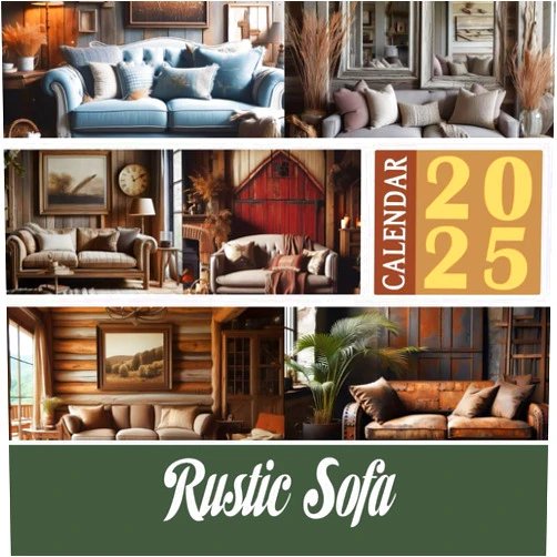 Anita Pittman Rustic Sofa Calendar 2025: 12 Months 2025 Jan to Dec with Holidays, Including 12 Photography For Furniture Lover| Perfect for Planning and Organizing Your Year with a Large Size