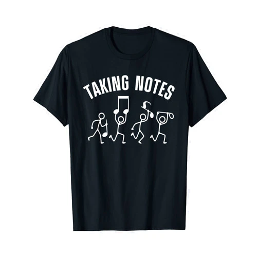Music Gift Music Lover Accessories & Musical Stuff Funny Music Art For Men Women Musical Note Gag Music Lover T-Shirt