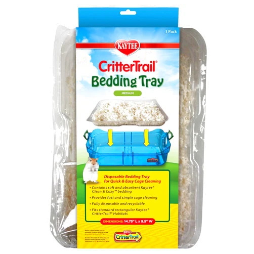 Kaytee Crittertrail Bedding Tray 3 Count