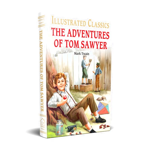 Wonder House Books Adventures of Tom Sawyer : Illustrated Abridged Children Classic English Novel with Review Quest, The (Illustrated Classics)